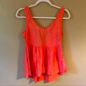 Ya silk open back tank